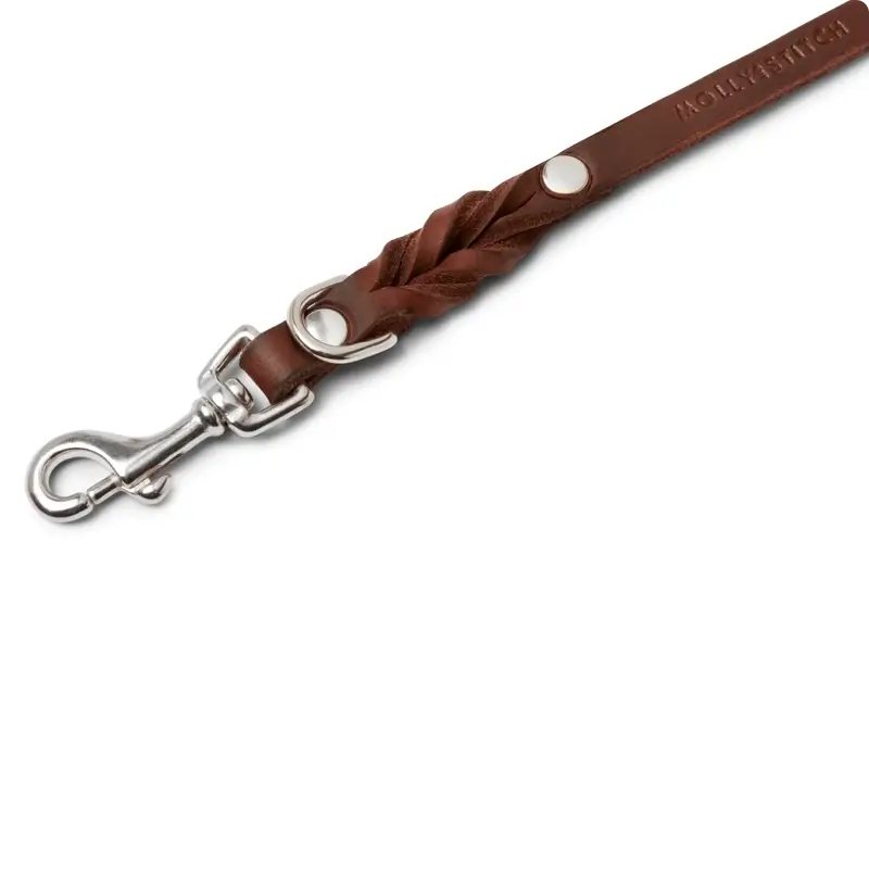 Laisse ajustable 3x chien Classic Brown Molly & Stitch - Butter Leather - CHOUKETT Paris (7)