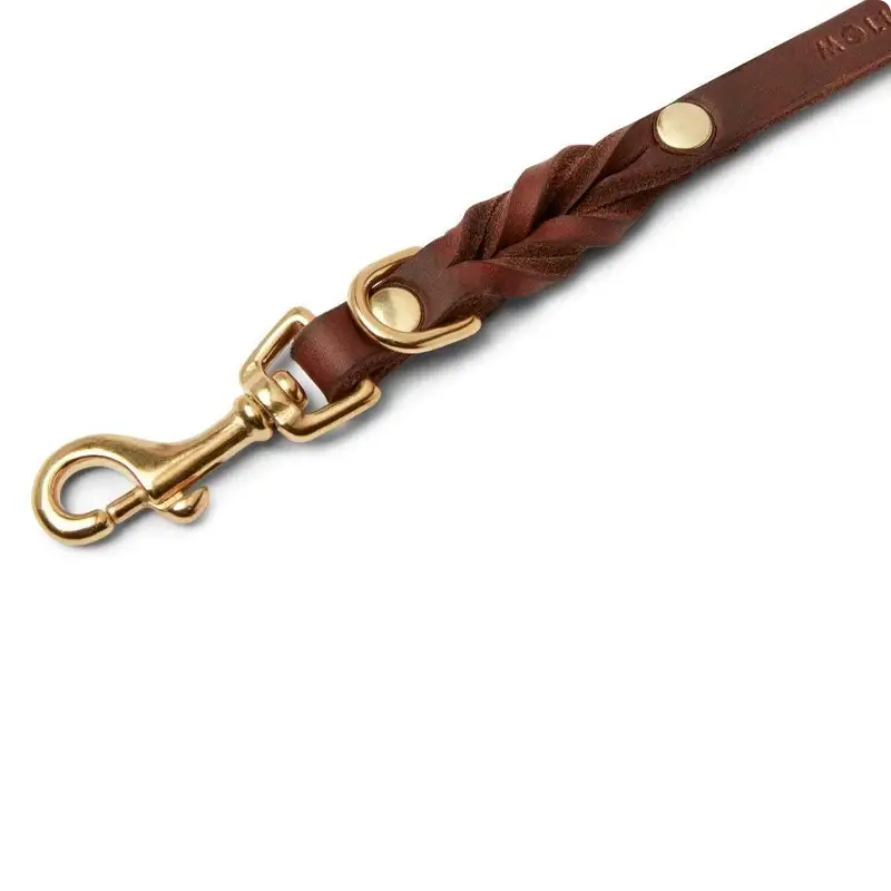 Laisse ajustable 3x chien Classic Brown Molly & Stitch - Butter Leather - CHOUKETT Paris (2)