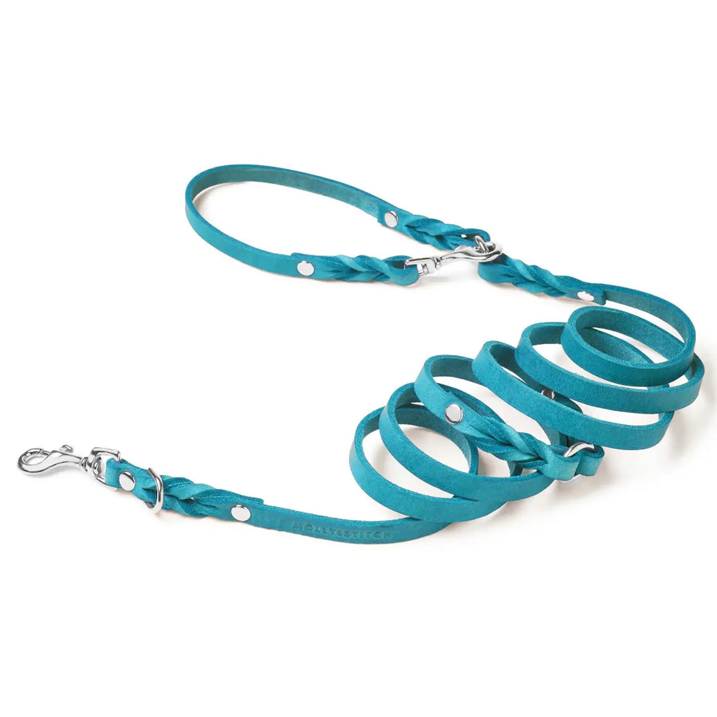 Laisse ajustable 3x chien Fiji Blue Molly & Stitch - Butter Leather - CHOUKETT Paris (7)