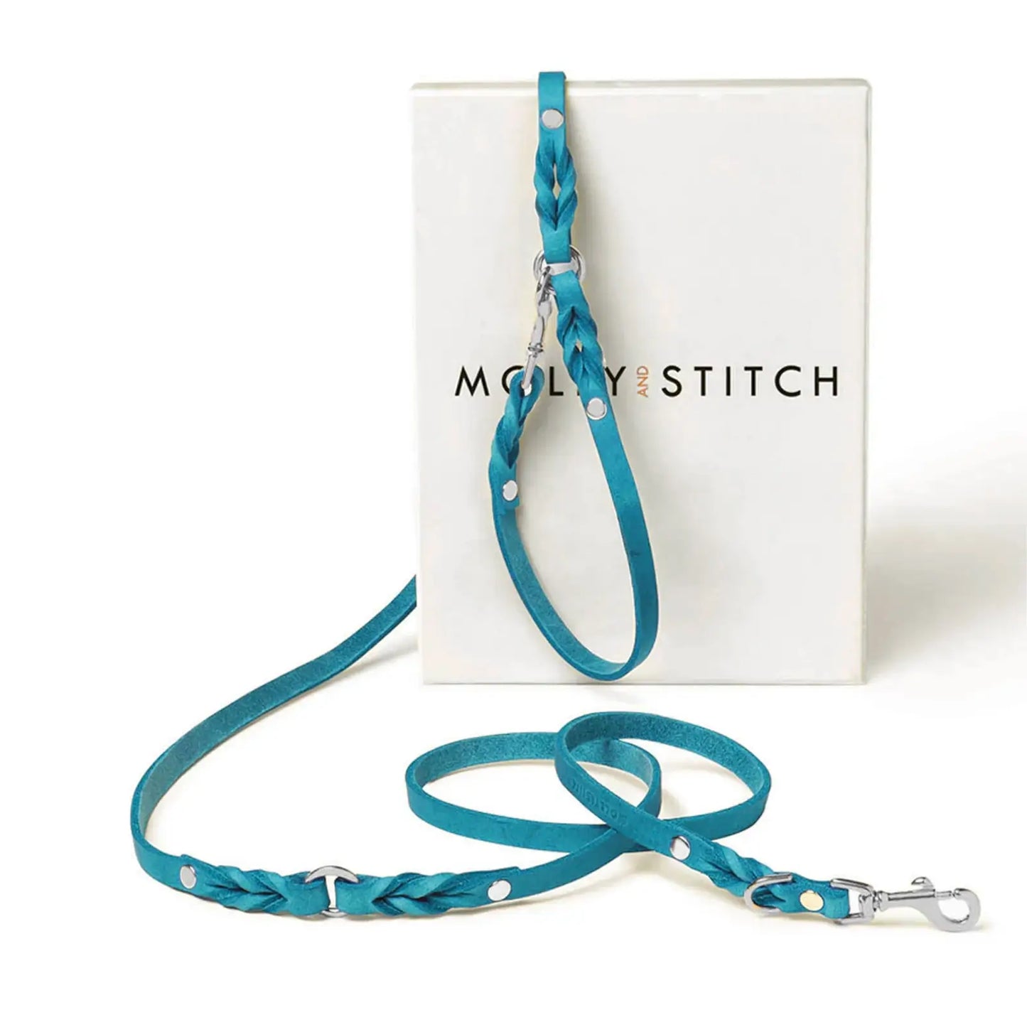 Laisse ajustable 3x chien Fiji Blue Molly & Stitch - Butter Leather - CHOUKETT Paris (11)