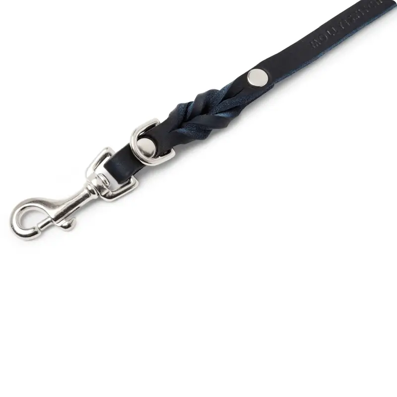 Laisse ajustable 3x chien Navy Blue Molly & Stitch - Butter Leather - CHOUKETT Paris (7)