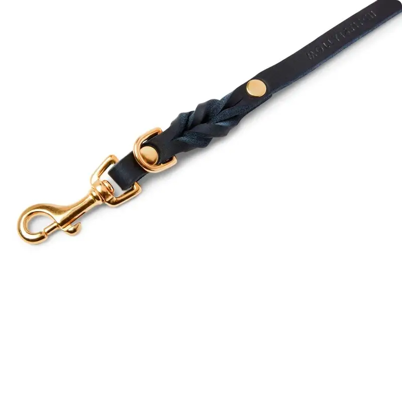Laisse ajustable 3x chien Navy Blue Molly & Stitch - Butter Leather - CHOUKETT Paris (2