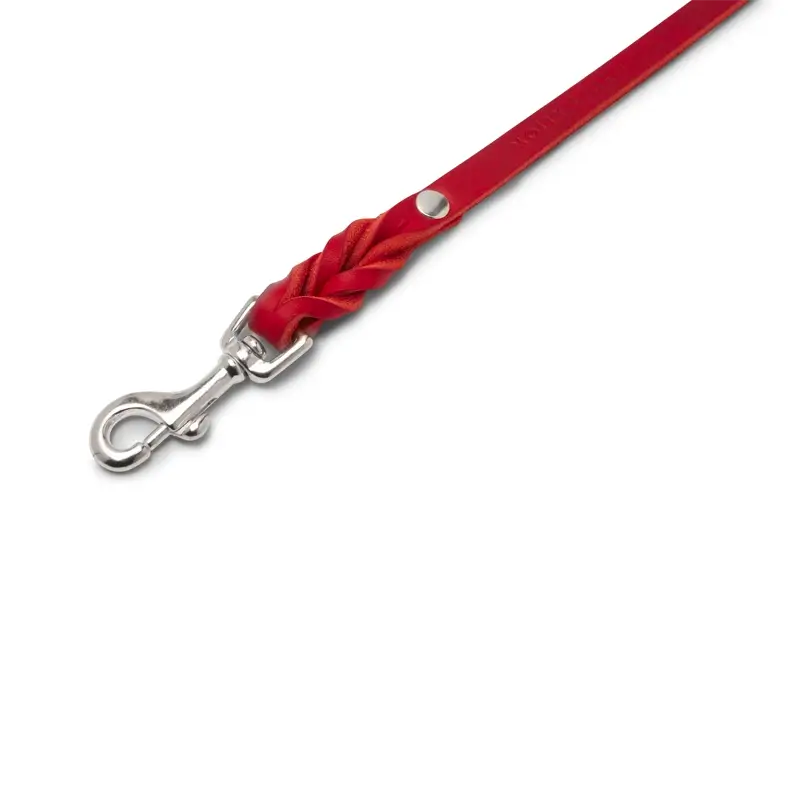Laisse chien Chili Red Molly & Stitch - Butter Leather - CHOUKETT Paris (5)