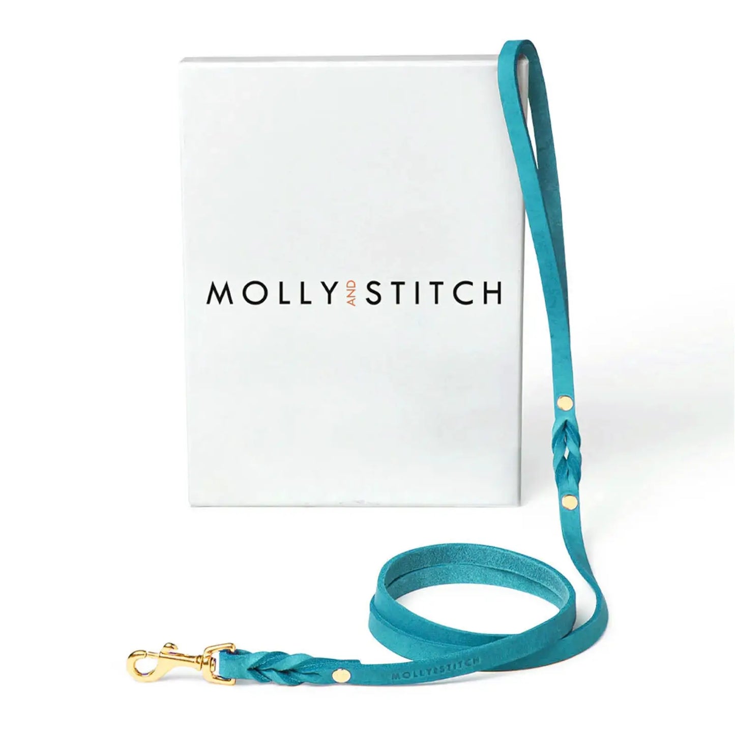 Laisse chien Fiji Blue Molly & Stitch - Butter Leather - CHOUKETT Paris (13