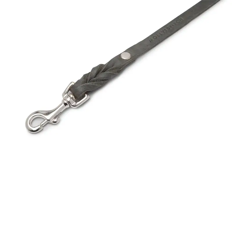 Laisse chien Timeless Grey Molly & Stitch - Butter Leather - CHOUKETT Paris (5)