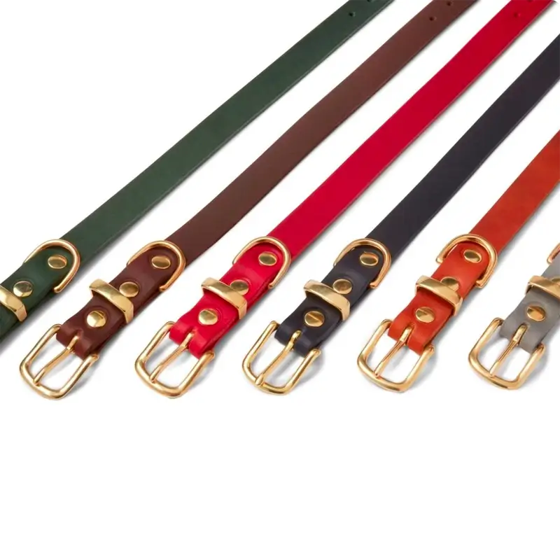 Collier chien Sahara Cognac Molly & Stitch - Butter Leather - CHOUKETT Paris (7)