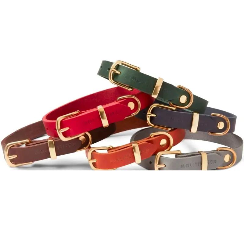 Collier chien Sahara Cognac Molly & Stitch - Butter Leather - CHOUKETT Paris (6)