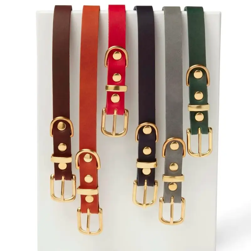 Collier chien Sahara Cognac Molly & Stitch - Butter Leather - CHOUKETT Paris (8)