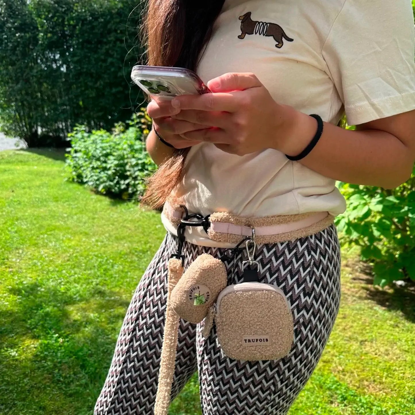 Ceinture mains-libres Teddy Cappuccino Trufois - CHOUKETT Paris (1)