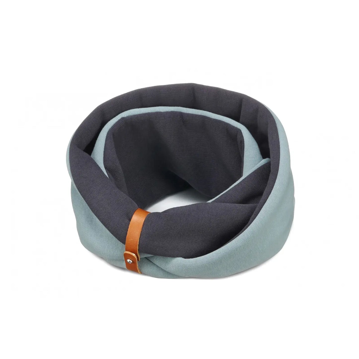 Tour de Cou pour Chien Simo Turquoise / Iron Labbven - CHOUKETT Paris (1)