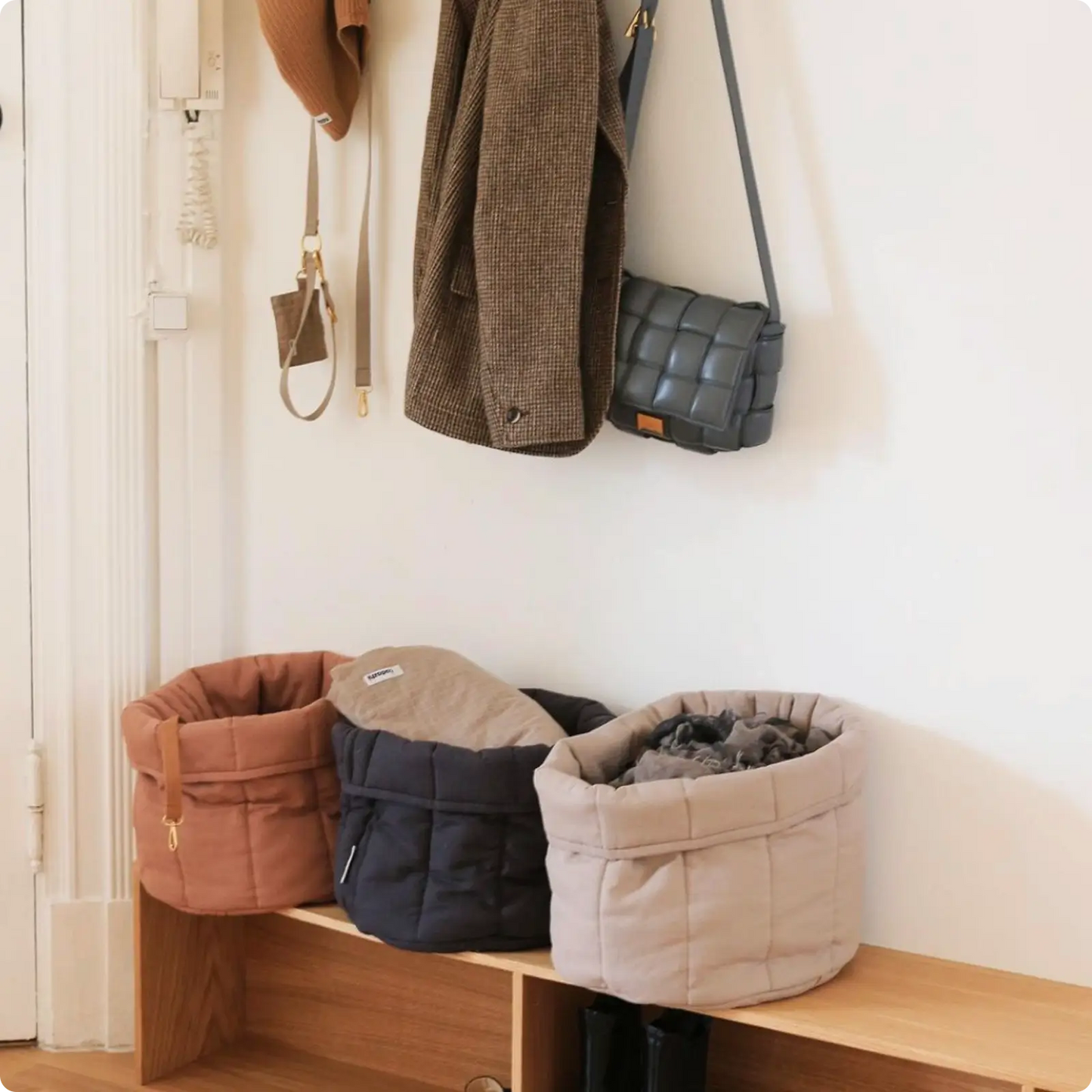 Distributeur Sacs Déjection Check Dark Sand Tadazhi - CHOUKETT Paris (3)