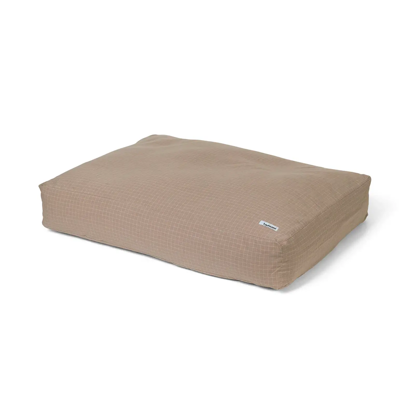 Housse Coussin pour chien - Tobine - Check Dark Sand