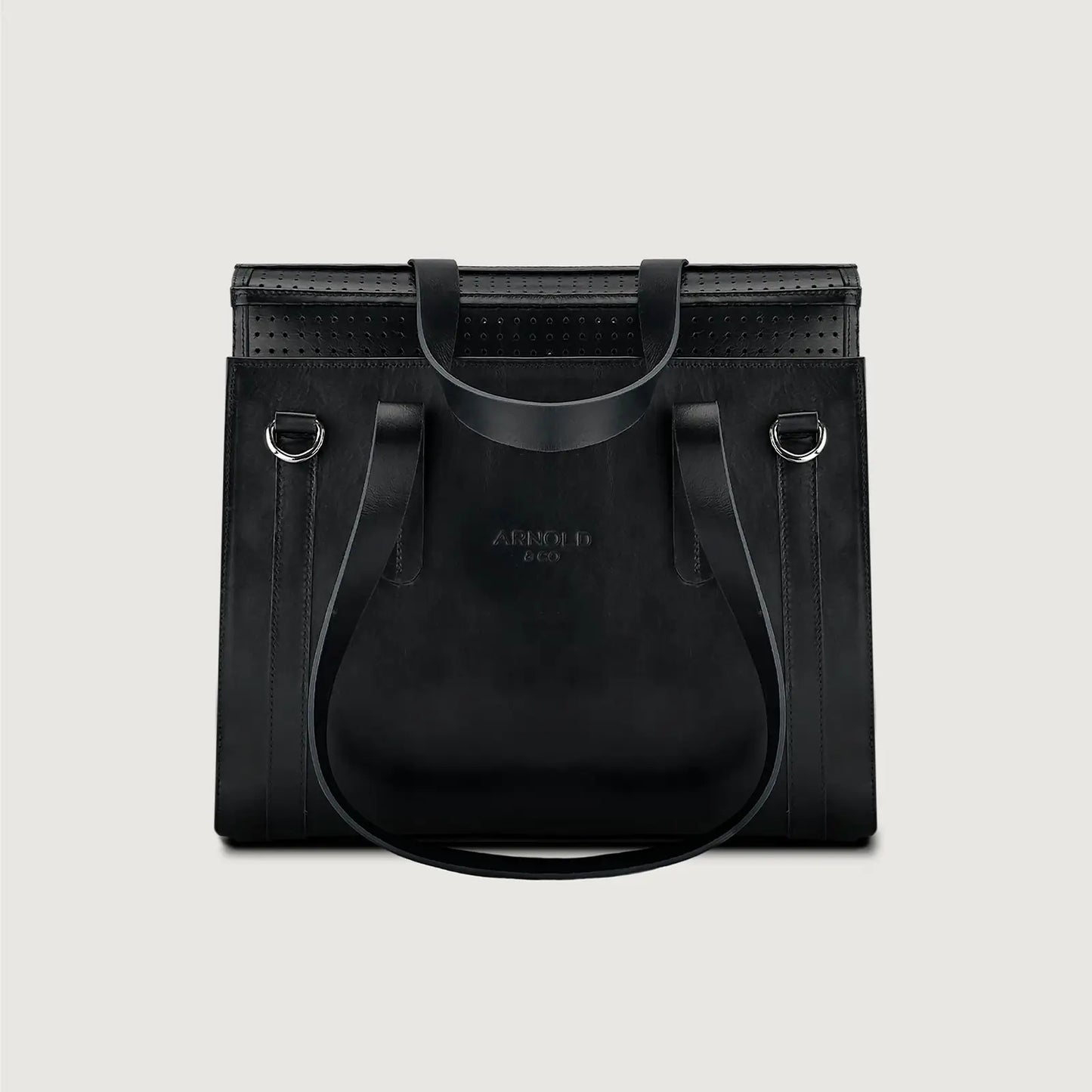 Sac Pour Chien Le Classique Noir Arnold&Co - CHOUKETT Paris (2)