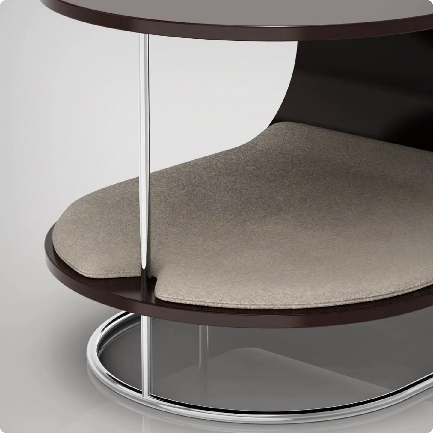 Table d'appoint et lit pour chien Lunar Café / Gris Perle Bogarel - CHOUKETT Paris (5)