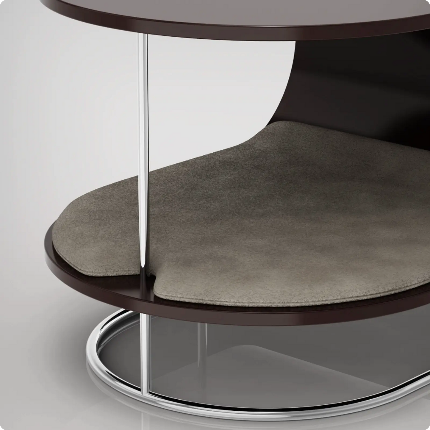 Table d'appoint et lit pour chien Lunar Café / Taupe Bogarel - CHOUKETT Paris (6)