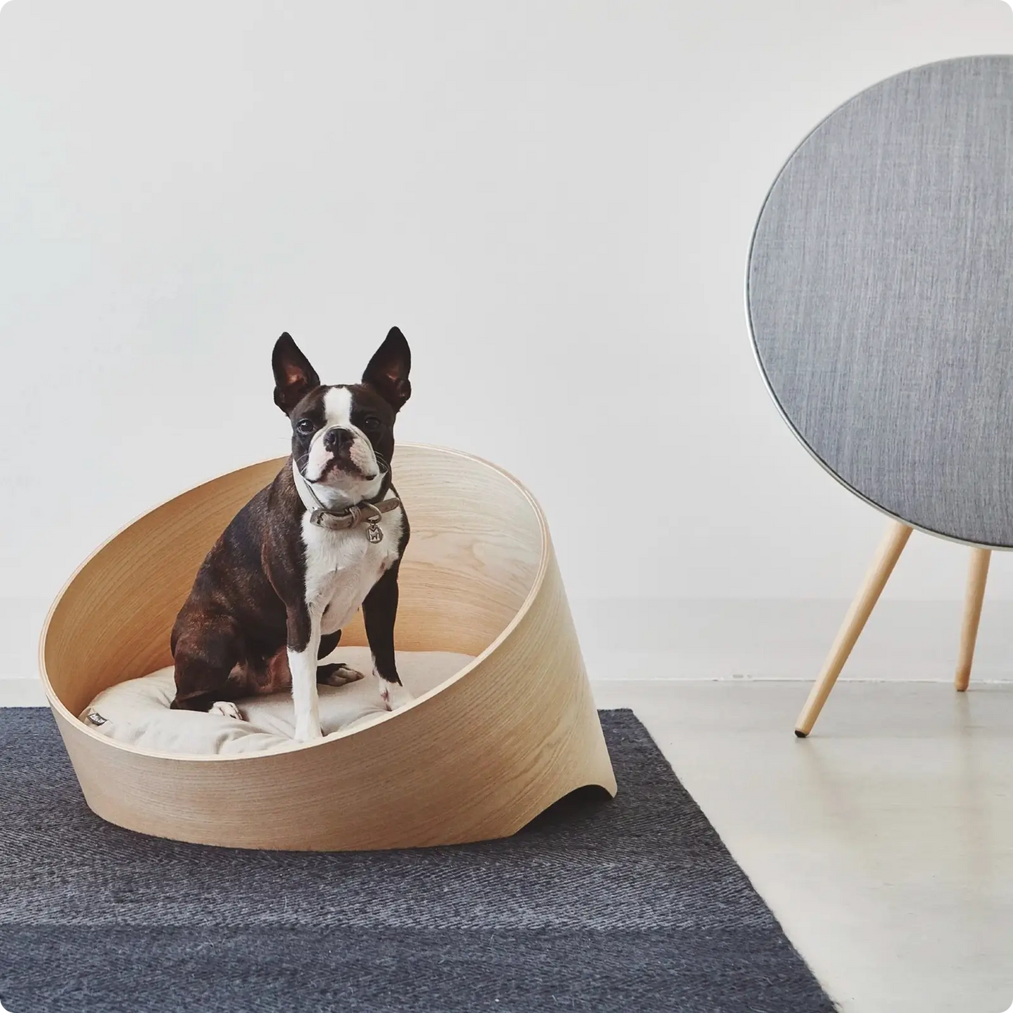 Panier pour Chien Covo Walnut / Mocca MiaCara - CHOUKETT Paris (4)