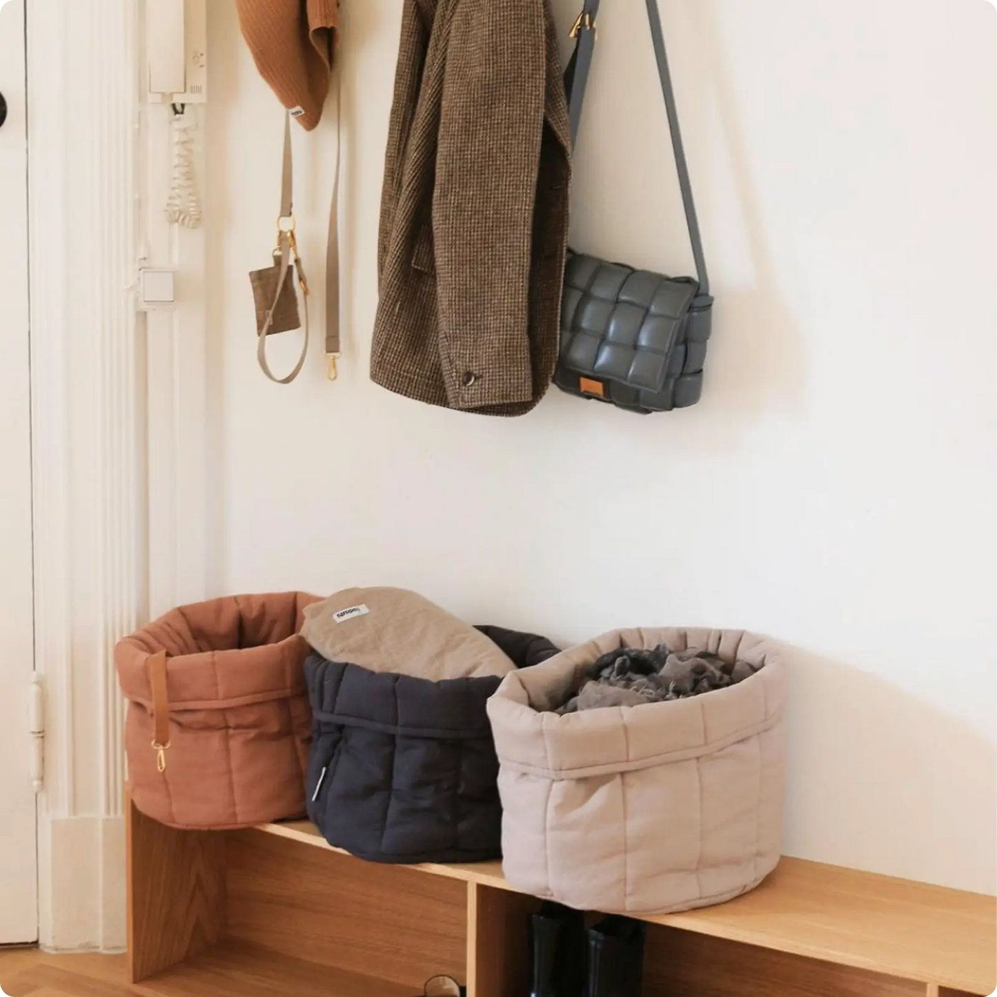 Panier de Rangement Dark Sand Tadazhi - CHOUKETT Paris (5)