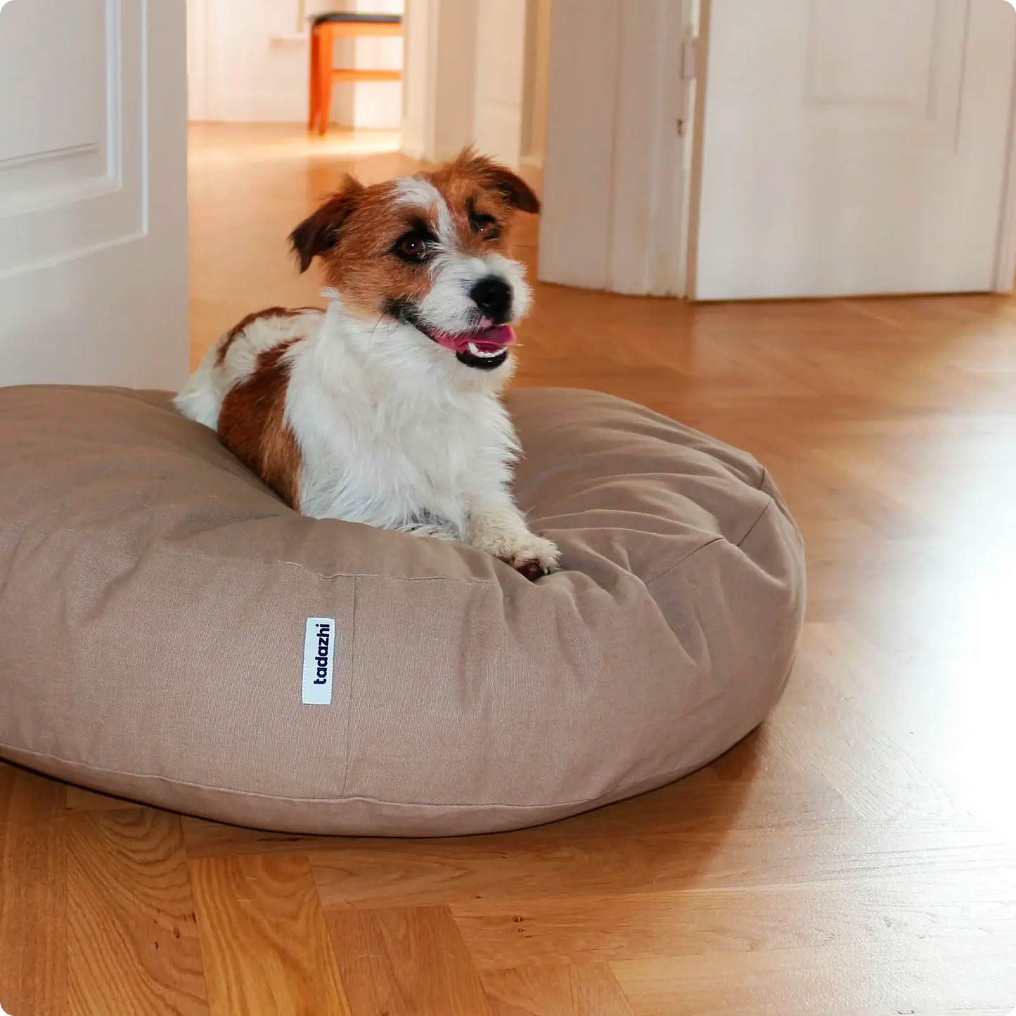 Coussin pour Chien Poespas Beige Tadazhi - CHOUKETT Paris (2)