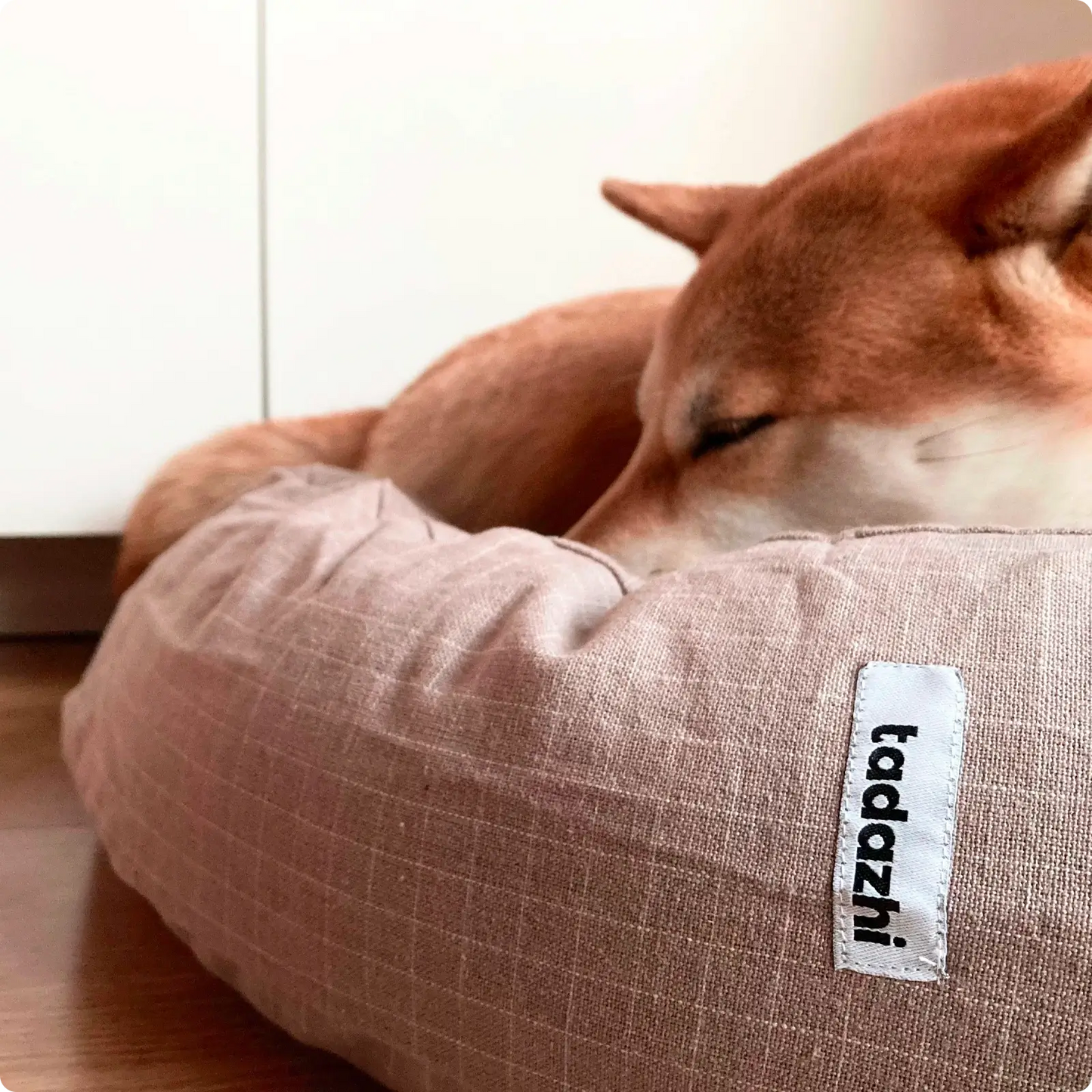 Coussin pour Chien Poespas Check Dark Sand Tadazhi - CHOUKETT Paris (2)