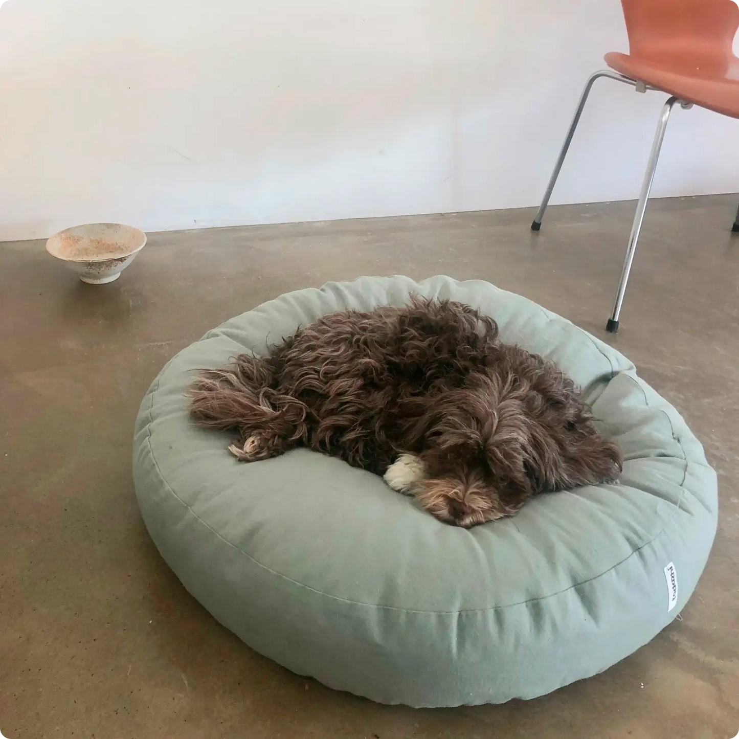 Coussin pour Chien Poespas Mellow Green Tadazhi - CHOUKETT Paris (2)