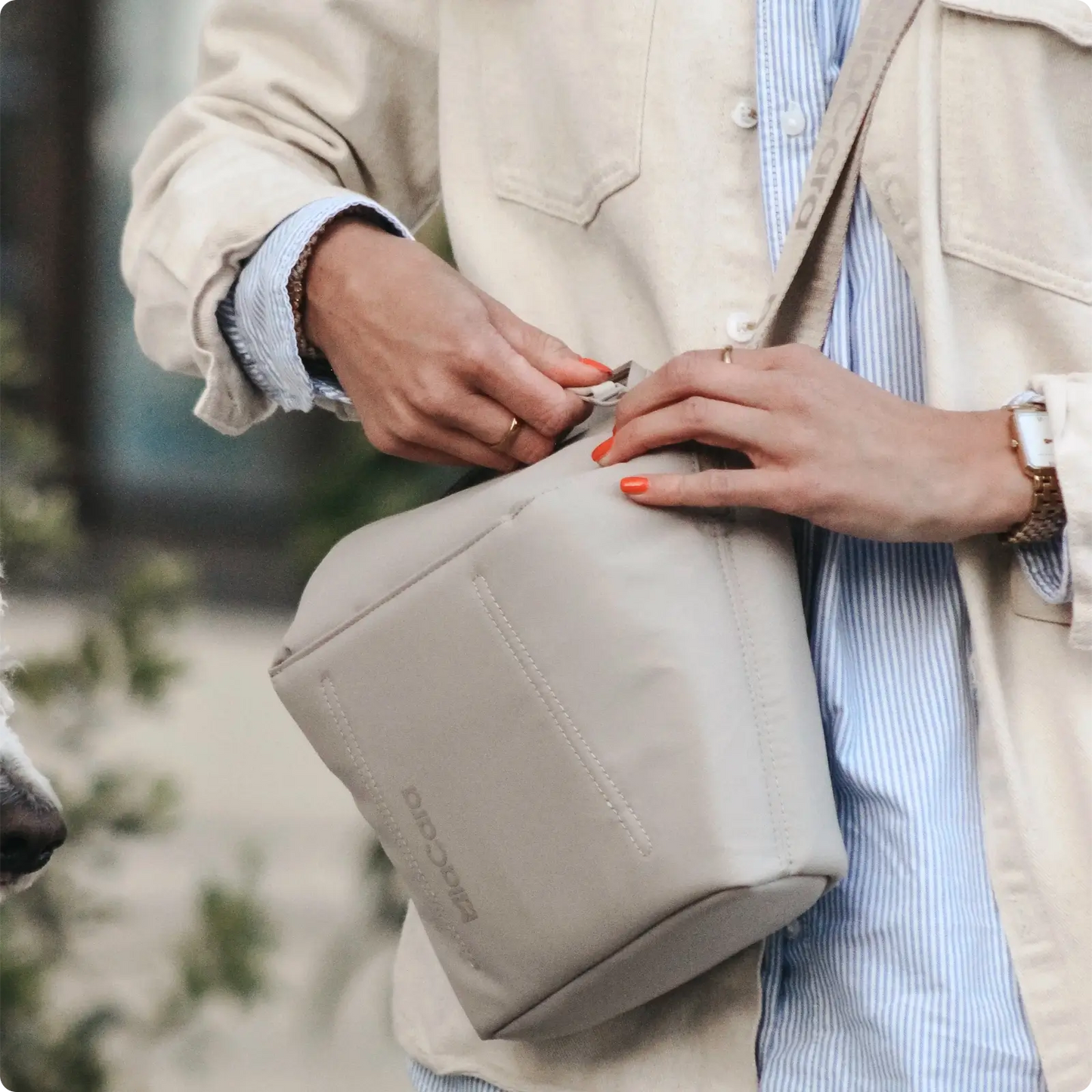 Sac Bandoulière Urbano Set Greige MiaCara - CHOUKETT Paris (4)