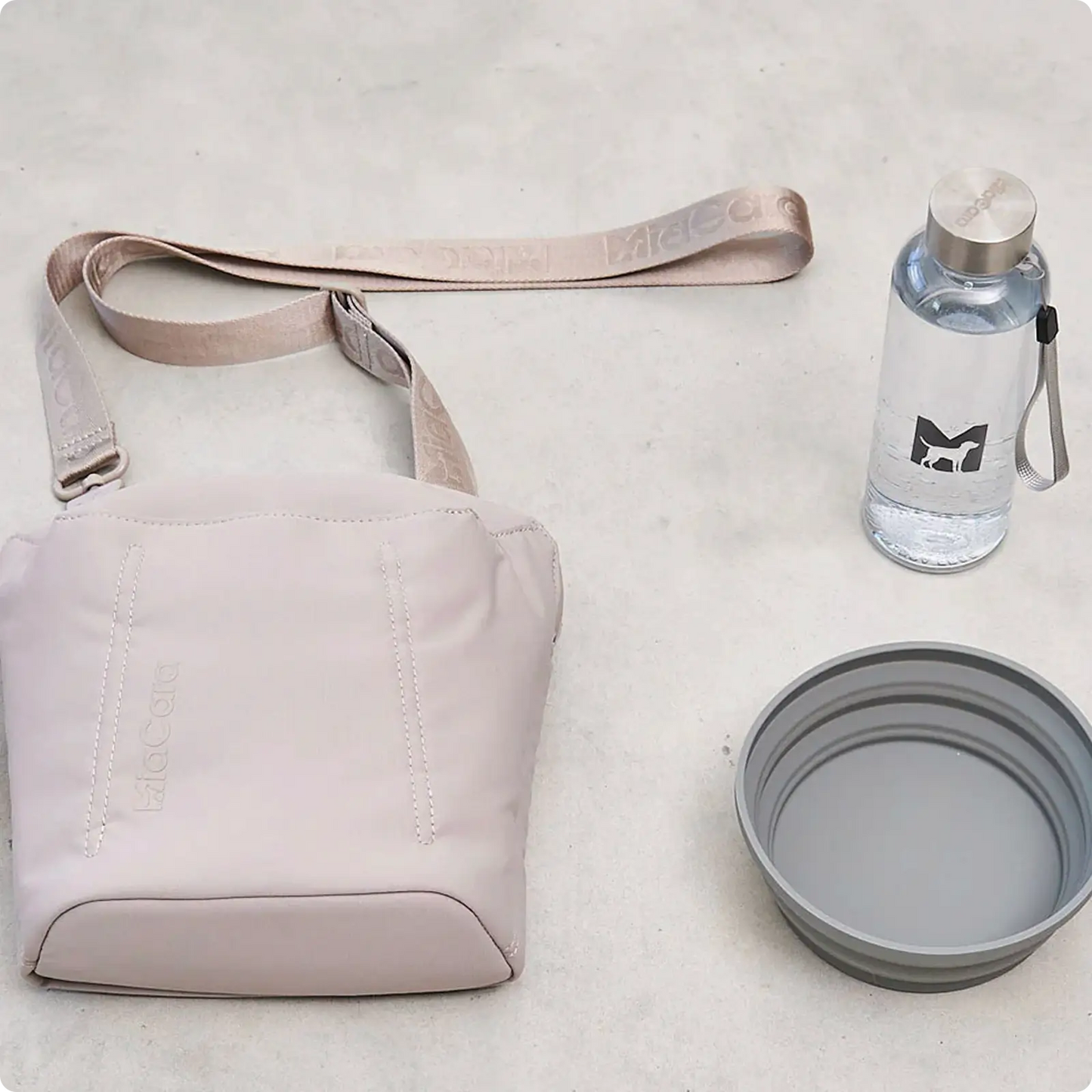 Sac Bandoulière Urbano Set Greige MiaCara - CHOUKETT Paris (2)