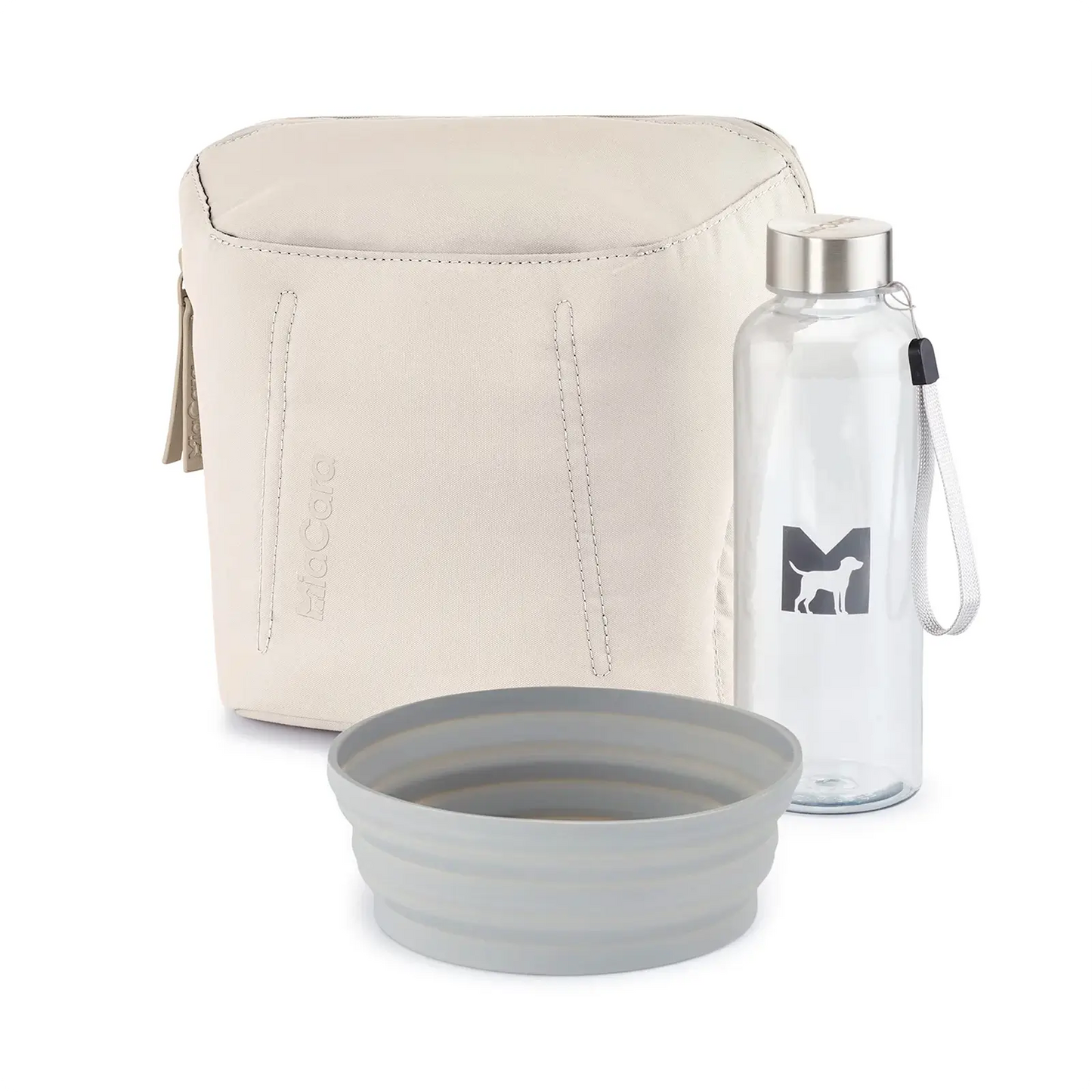 Sac Bandoulière Urbano Set Greige MiaCara - CHOUKETT Paris (1)