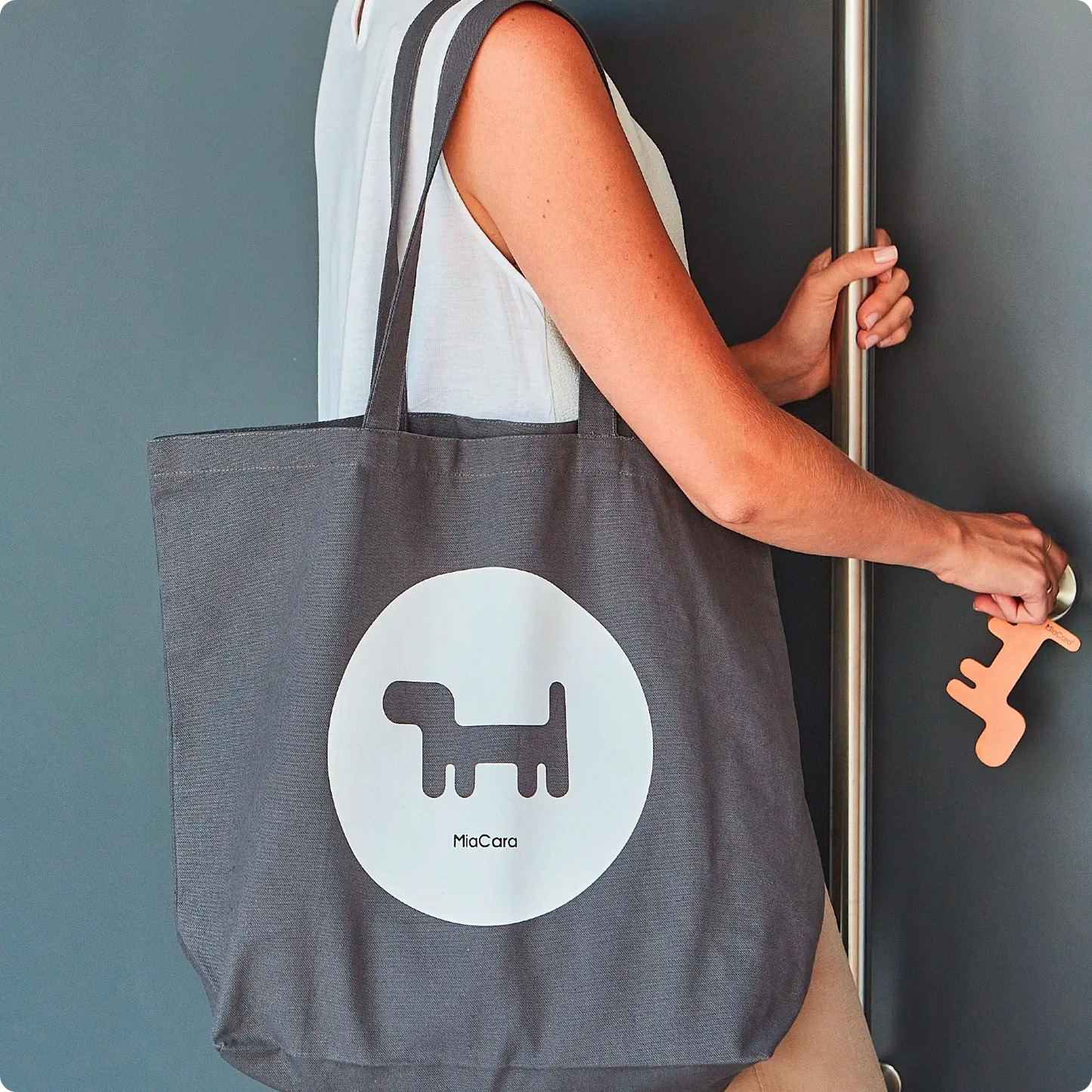 Tote Bag Sacca Cane Grey MiaCara - CHOUKETT Paris (2)