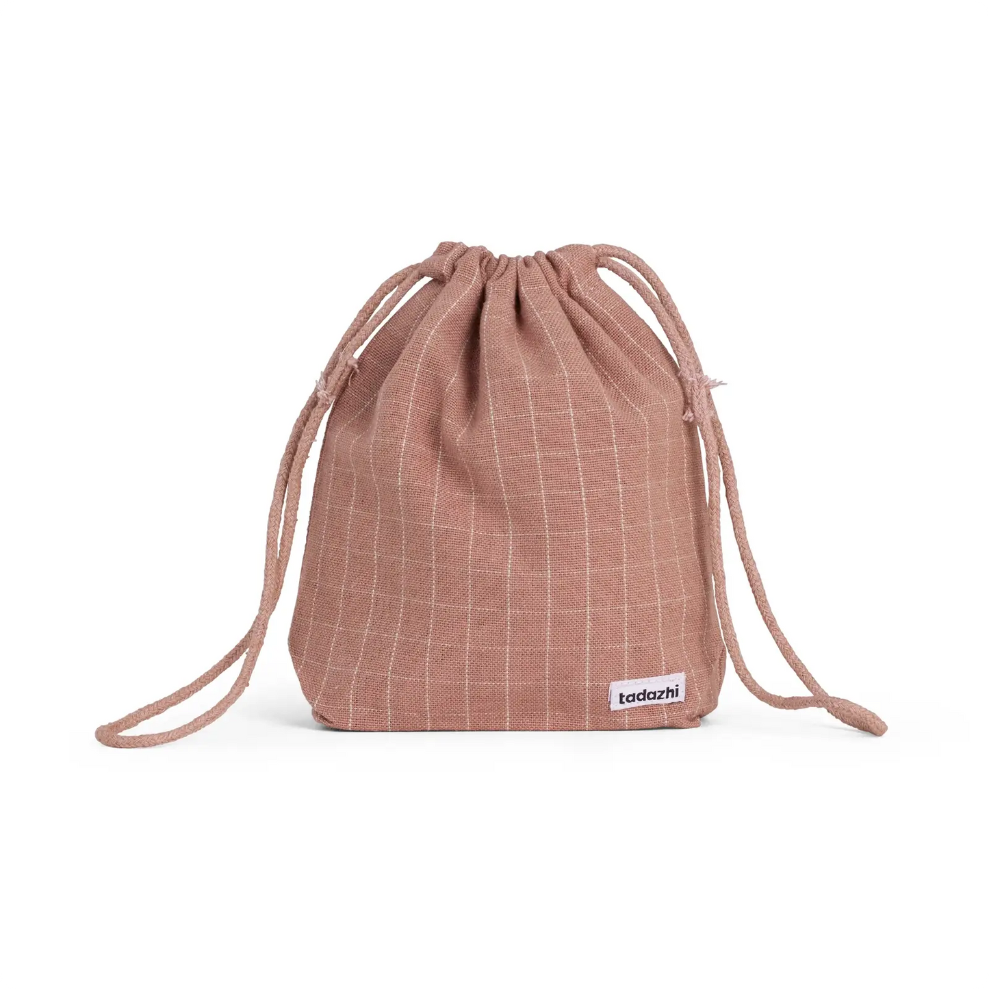 Sacoche à Friandises pour Chien Check Rose Tadazhi - CHOUKETT Paris (1)