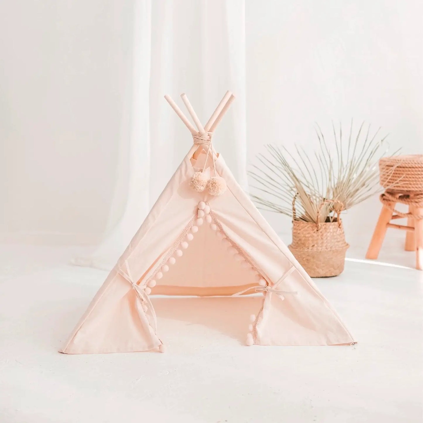 Tipi pour chien Coton Écru Minicamp - CHOUKETT Paris (10)