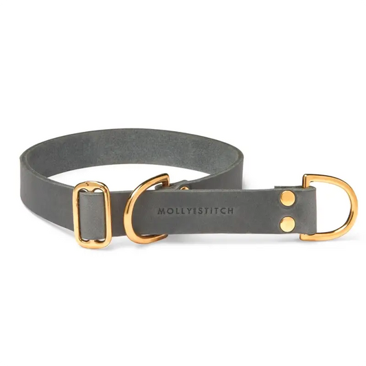 Collier de Retriever chien Timeless Grey Molly & Stitch - Butter Leather - CHOUKETT Paris (2)