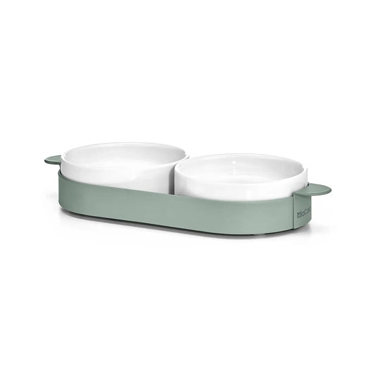 Gamelle pour Chat Tavoletta Dusty Green MiaCara - CHOUKETT Paris (1)