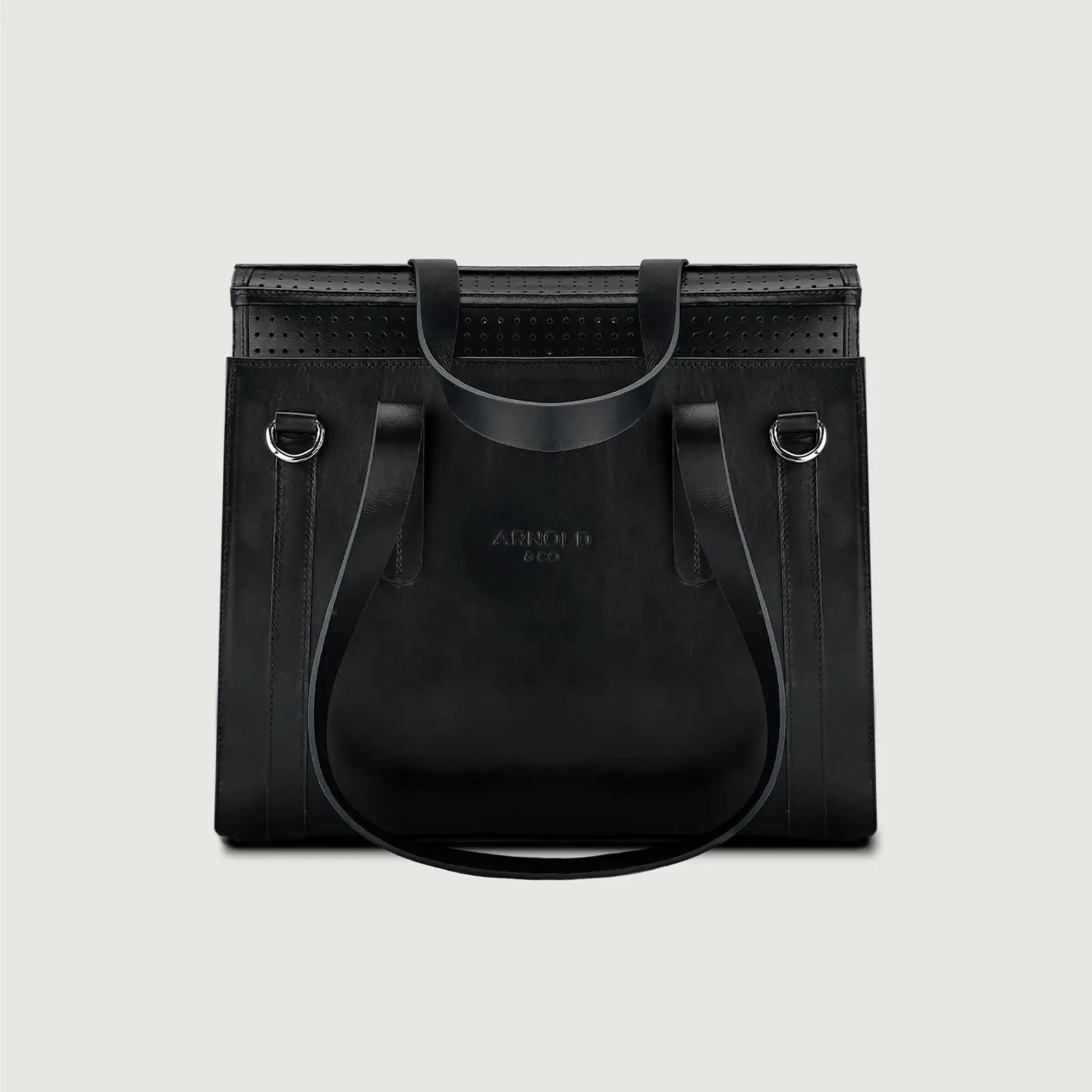 Sac Pour Chien Le Classique Noir Arnold&Co - CHOUKETT Paris (2)