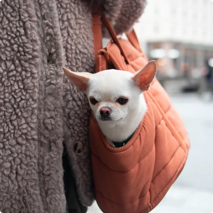 Sac de Transport pour Chien Rio Light Brown Tadazhi - CHOUKETT Paris (4)