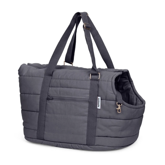 Sac de Transport pour Chien Rio Warm Grey Tadazhi - CHOUKETT Paris (1)