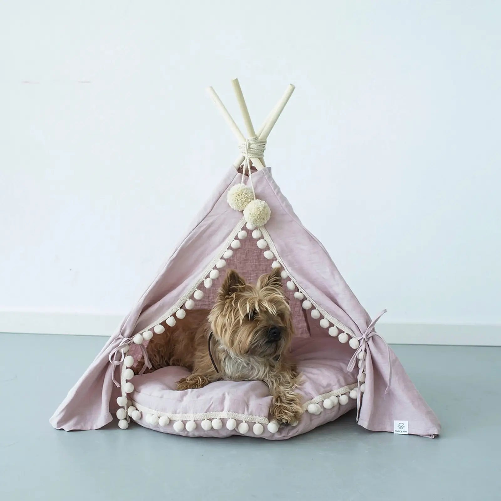 Tipi pour chien Lin Pink Minicamp - CHOUKETT Paris (3)